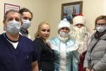 Коллектив поликлиники на Фитаревской улице поздравили с наступающим Новым годом