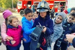 Учащиеся школы № 2070 побывали в гостях у пожарных из Коммунарки