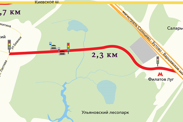 Проект дороги из Московского до метро «Филатов луг» будет готов в декабре