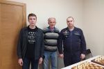 Пожарный из Коммунарки провел встречу с шахматистами Сосенского центра спорта