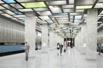 Продолжается отделка платформы станции метро «Университет Дружбы Народов»