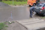 В ЖК «Москвичка» пресекли парковку у пешеходного прохода