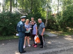 О правилах пожарной безопасности напомнили жителям Сосенского сотрудники МЧС
