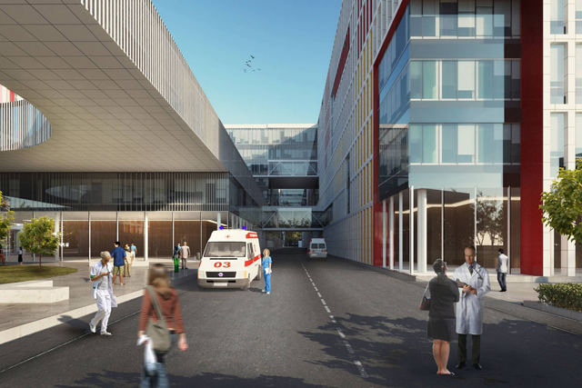 Первые корпуса больницы в Коммунарке готовятся к вводу