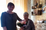 Труженицы тыла Мария Анисимова и Александра Осипова отметили 90-летие