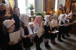 Торжественное посвящение в ученики воскресной школы прошло в храме в Летове