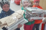 Дошкольники из Сосенского собрали больше тонны макулатуры