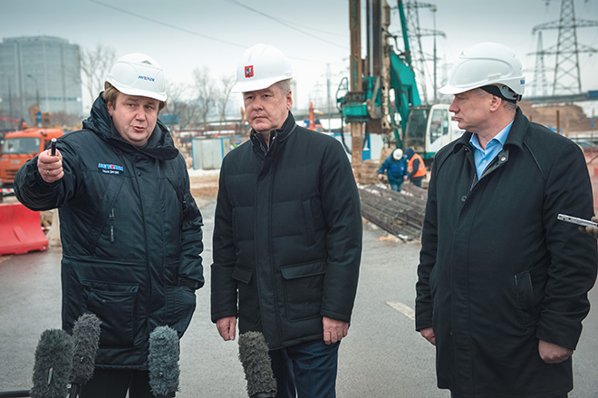 Собянин: Реконструкция развязки МКАД с Рязанским проспектом полностью завершена