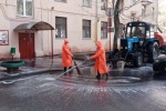 В Сосенском провели общую дезинфекцию улиц