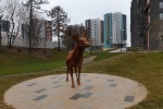 В парке ЖК «Скандинавия» «поселился» герой древней легенды