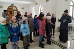 Сосенские школьники приняли участие в экскурсии по храму Преображения Господня