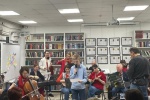 На «Музыкальной пятнице» в библиотеке №261 с сольной программой выступил ансамбль «Оркестратория»
