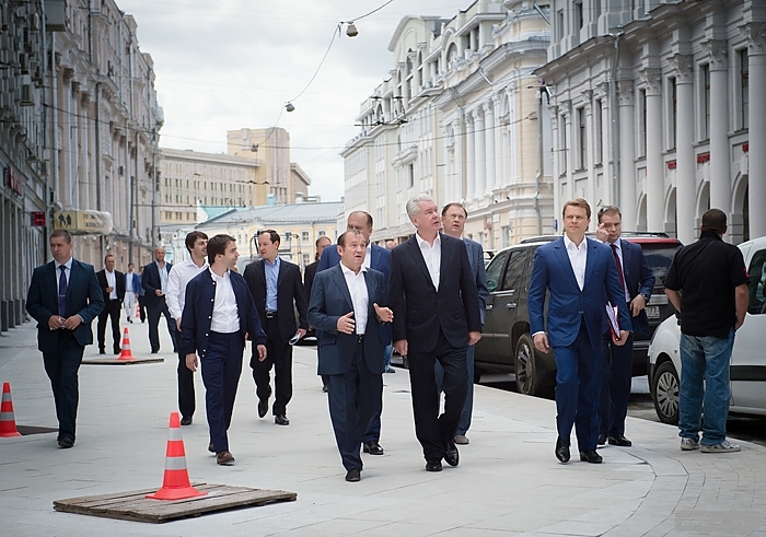 Собянин: Мясницкая улица станет комфортнее для пешеходов