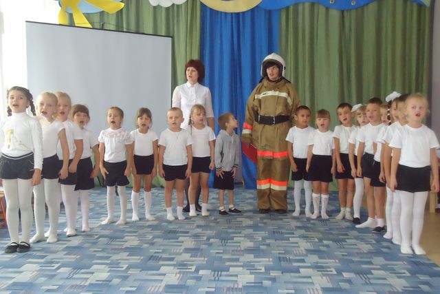 Пожарную безопасность изучали в детском саду «Лисенок»