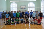 В Сосенском прошел рождественский турнир по волейболу 4х4 среди смешанных команд