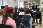 Первоклассники школы № 2070 посетили библиотеку в Газопроводе 