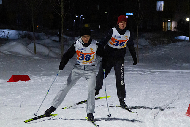 В школе «Летово» прошли соревнования по лыжным гонкам
