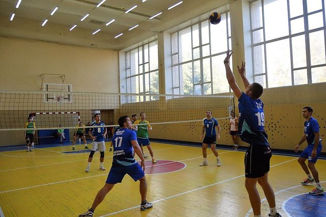 Волейболисты Сосенского поучаствовали в окружном отборе