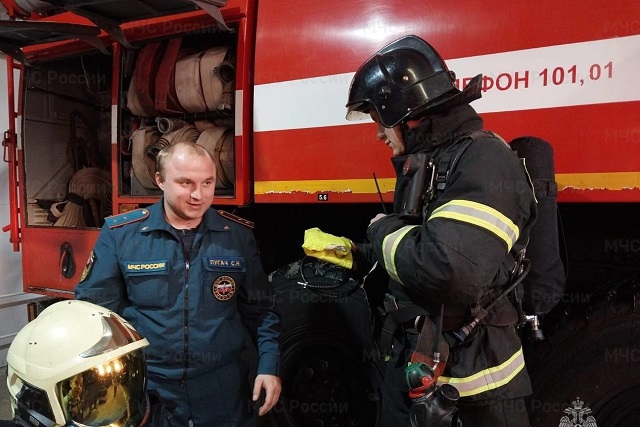 Пожарно-спасательная часть №120 в Коммунарке приняла участие в акции «День без турникетов»