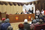 Сотрудники МЧС отчитались о деятельности перед жителями Сосенского