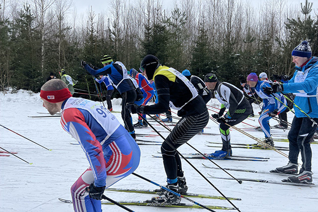 Спортсмены из Сосенского выступили на соревнованиях «Лыжня России»