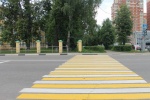 Пешеходные переходы обновили в Сосенском