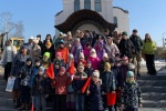 Школьники ОП «Липовый парк» побывали с экскурсией в храме Преображения Господня