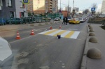 На Бачуринской улице восстанавливают разметку перехода