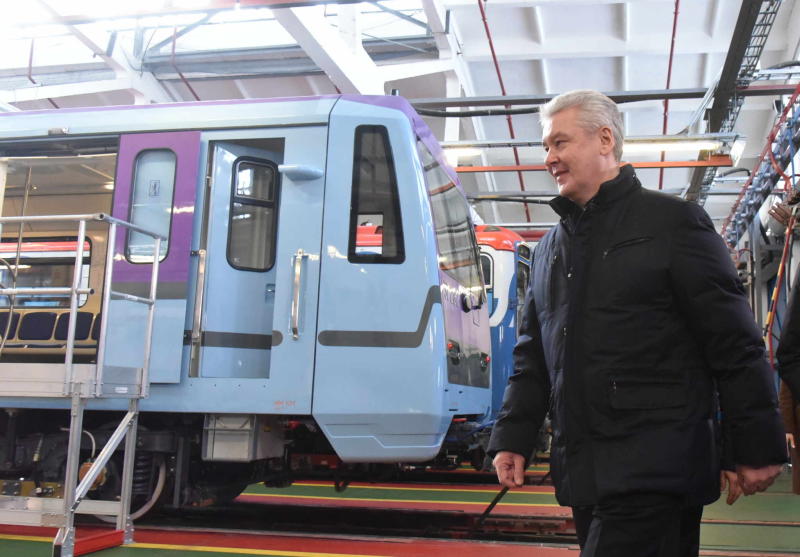 Собянин: Подвижной состав московского метро на 37% состоит из вагонов новых моделей