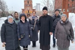 Священнослужители храма Новомучеников и Исповедников Российских совершили поездку в Алексеевский монастырь