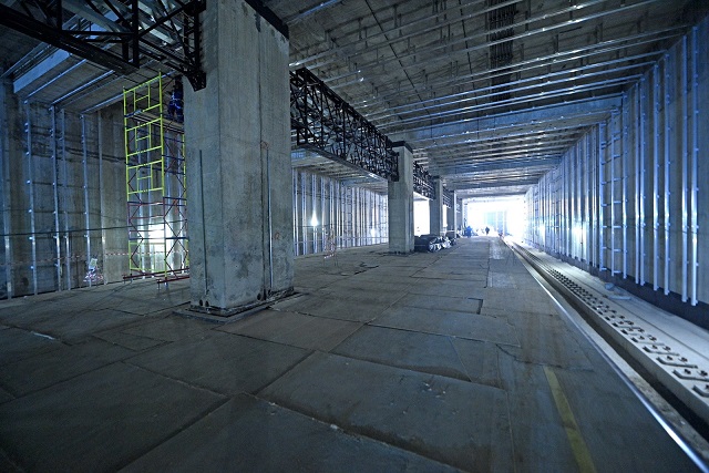Строительство станции «Бачуринская» Троицкой линии завершено на 70%
