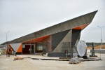 Дизайн станции «Ольховая» выполнен в стиле оригами
