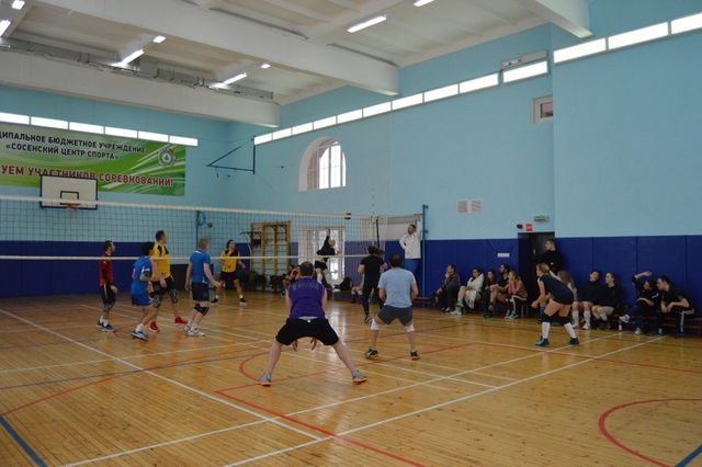 Турнир по волейболу провели в Сосенском