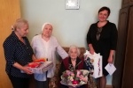 В Сосенском поздравили ветерана с 90-летием 