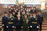 Кадеты из Сосенского приняли клятву в Музее Победы