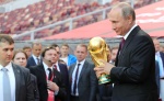 Путин и Собянин лично посетили реконструированный стадион «Лужники»