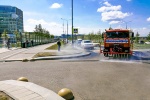 Улицы и пешеходные пространства в Сосенском обработали дезинфицирующими средствами