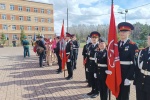 Кадетский отряд «Кречет» школы №338 принял участие в смотре знаменных групп