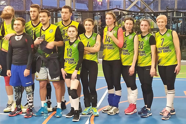 Сосенские волейболисты выиграли окружной этап спартакиады по волейболу