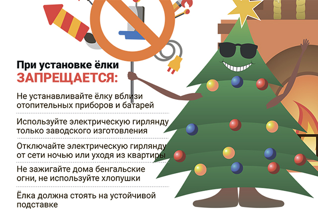 Сотрудники администрации поселения Сосенское напоминают жителям о пожарной безопасности в новогодние праздники