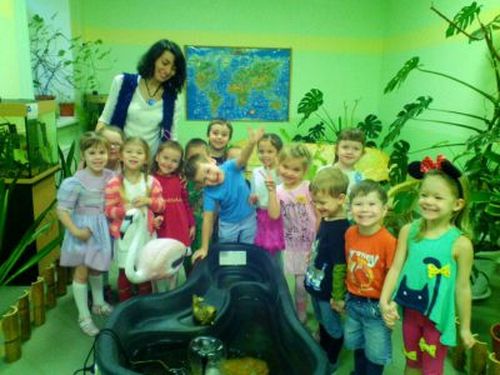 Воспитанники дошкольного отделения в Сосенском посетили зимний сад учреждения