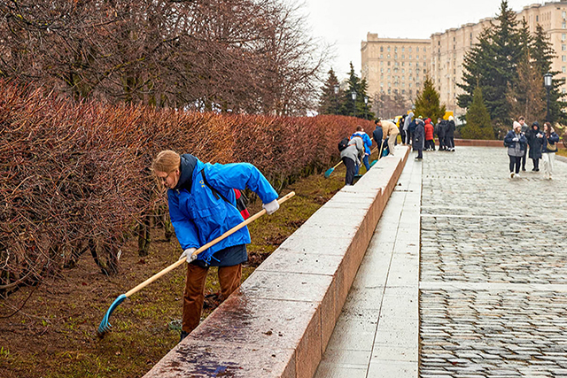 В апреле в Москве организуют месячник по уборке и благоустройству территорий