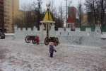 Ледовые скульптуры начали монтировать в Сосенском