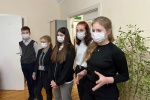 Волонтеры школы №338 побывали в доме престарелых в Милорадово